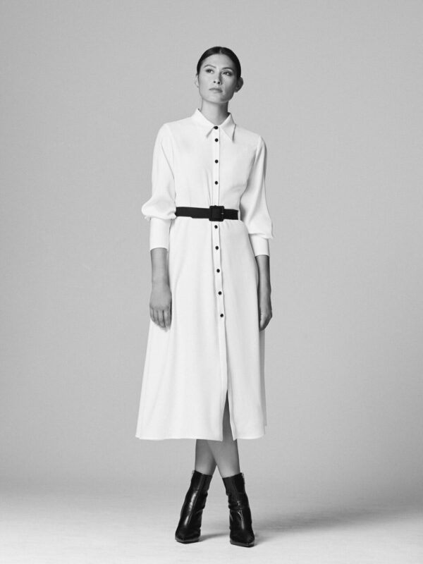 Charlotte Belt in Black Crepe - Image 2