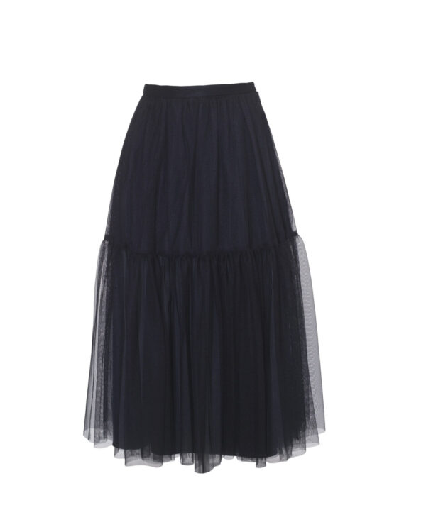 Luna Navy Tulle Skirt - Image 5