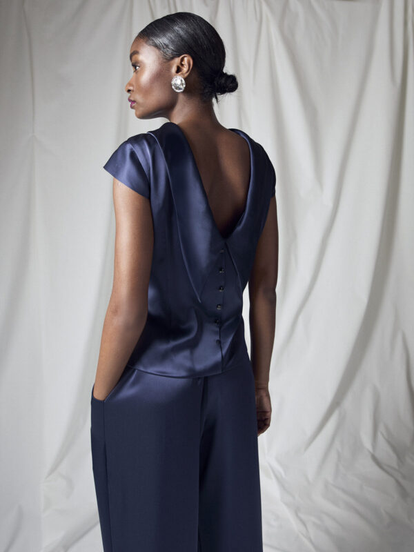 Vesper Trousers Navy - Image 2