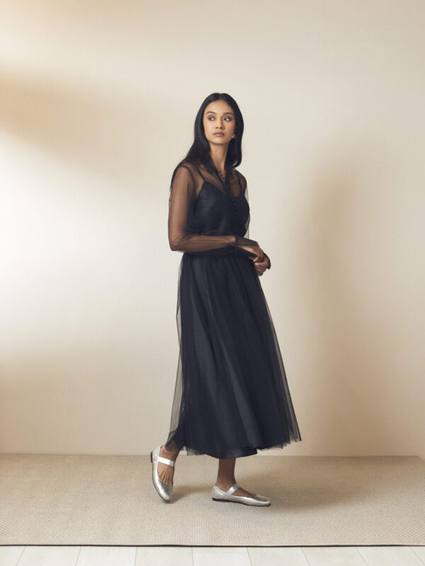 Poppy Black Tulle Skirt - Image 3