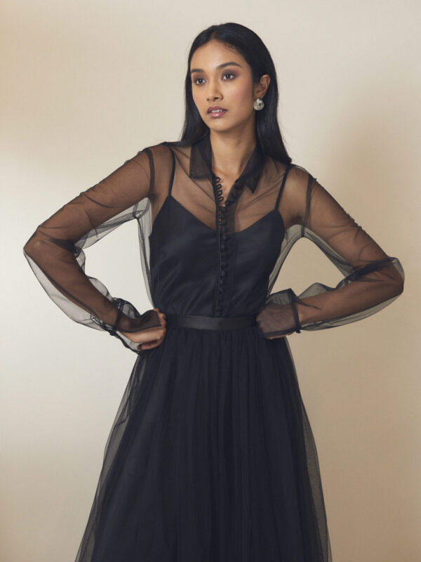 Poppy Black Tulle Skirt - Image 4