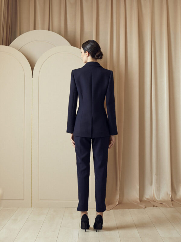 Jacqueline Navy Crepe - Image 2