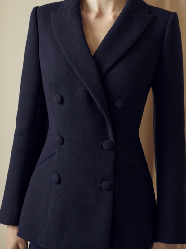 Jacqueline Navy Crepe - Image 3