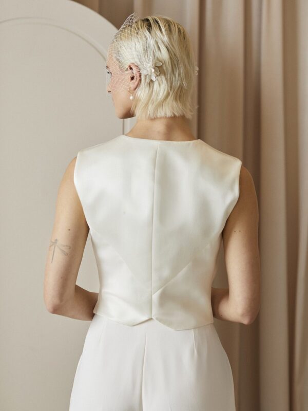 Josie Ivory Crepe - Image 2