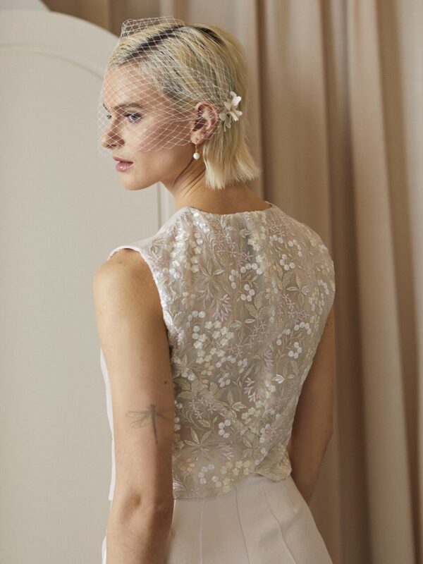 Josie Embroidered Waistcoat - Image 2