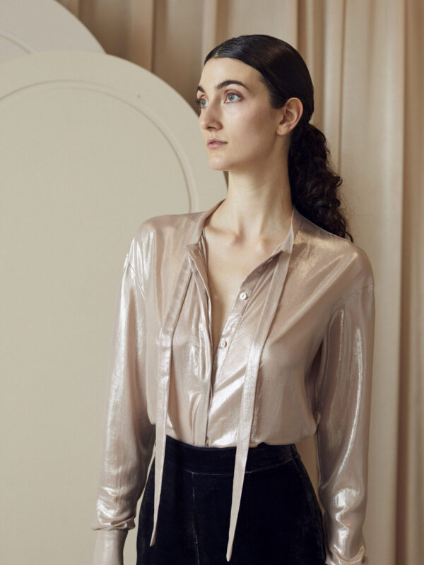 Jolene Blouse in Bronze - Image 2