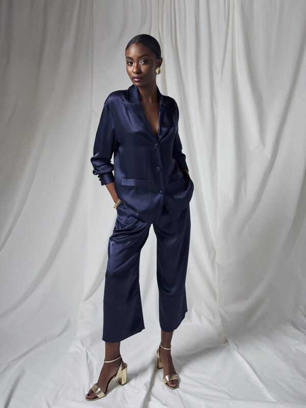 Vesper Shirt Navy - Image 3