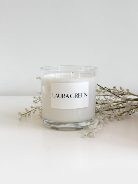 Lemongrass & Verbena Three Wick Candle