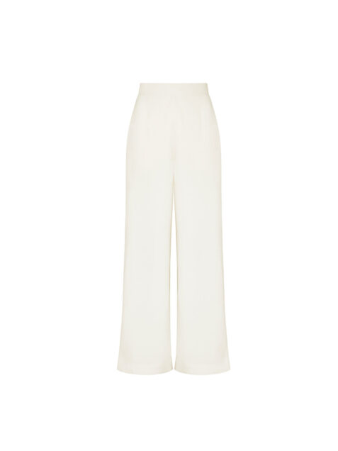 Jade Ivory Twill Wool