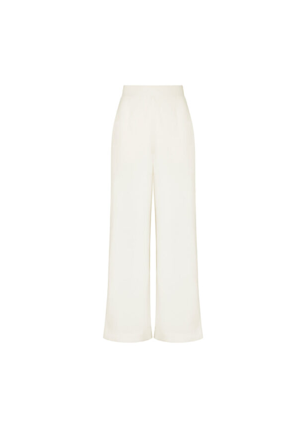Jade Ivory Twill Wool